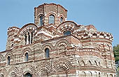 Nessebar - Christ Pantocrator Church, the decorated drum of the dome